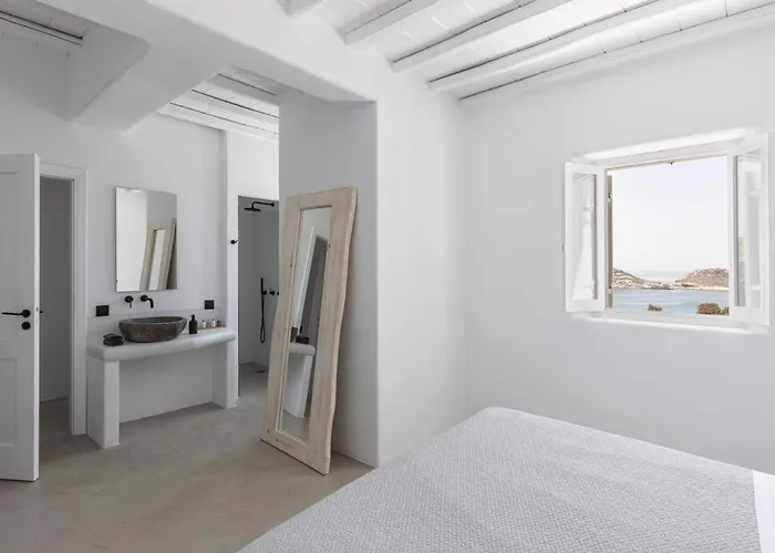 וילה Dream View Villa, 2 Min Walk To The Beach, By Red Windmill