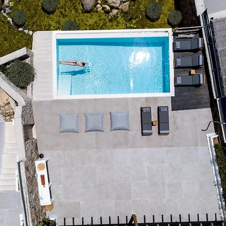 וילה Dream View Villa, 2 Min Walk To The Beach, By Red Windmill