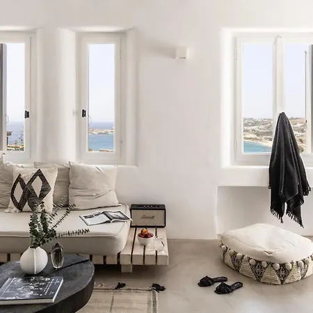 Dream View Villa, 2 Min Walk To The Beach, By Red Windmill וילה קלפטיס