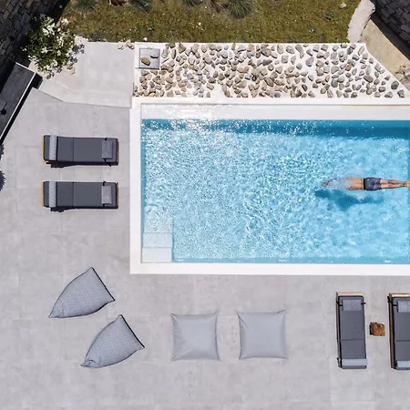 Dream View Villa, 2 Min Walk To The Beach, By Red Windmill * Kalafatis