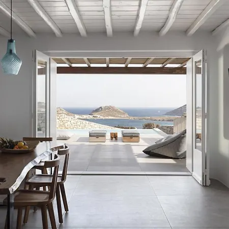 Dream View Villa, 2 Min Walk To The Beach, By Red Windmill * Калафатис