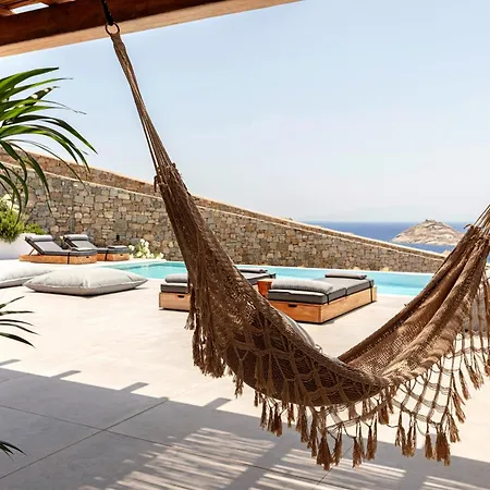 Вилла Dream View Villa, 2 Min Walk To The Beach, By Red Windmill Калафатис